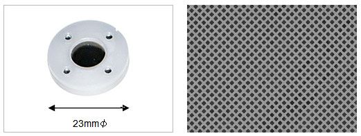 金屬網元件及放大后的結構